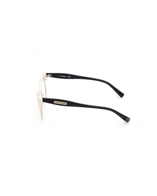 DSquared² Black Dq5332 024 Optical Frames Outlet Acetate Cat Eye