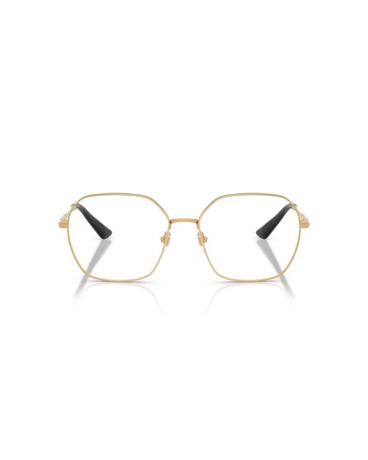 Versace Black Ve1316 1412 Optical Frames Metal Transparent Squared Normal