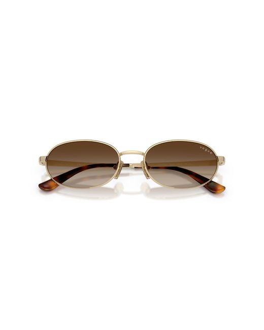 Vogue Eyewear Black Vo4353S 848/13 Sunglasses Metal Round Normal Nuanced