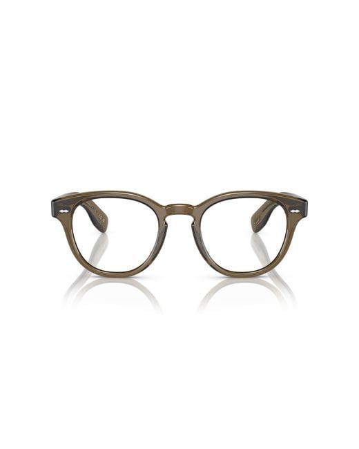 Oliver Peoples Black Ov5413U Cary Grant 1784 Optical Frames Acetate Transparent Round Normal