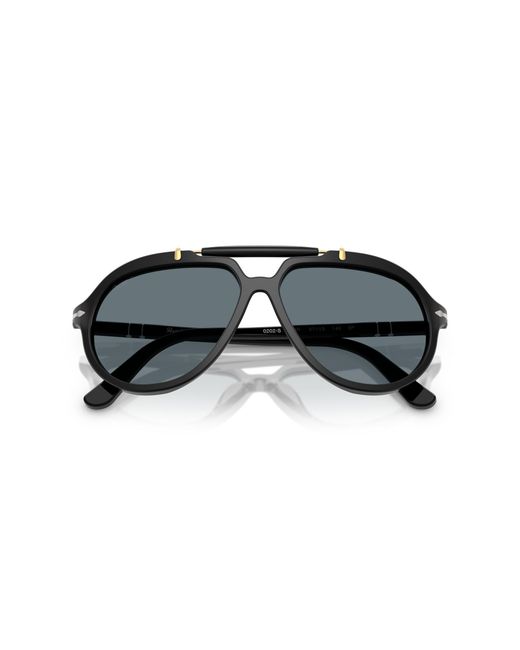 Persol Black Po0202S 95/3R Sunglasses Acetate Squared Polarized