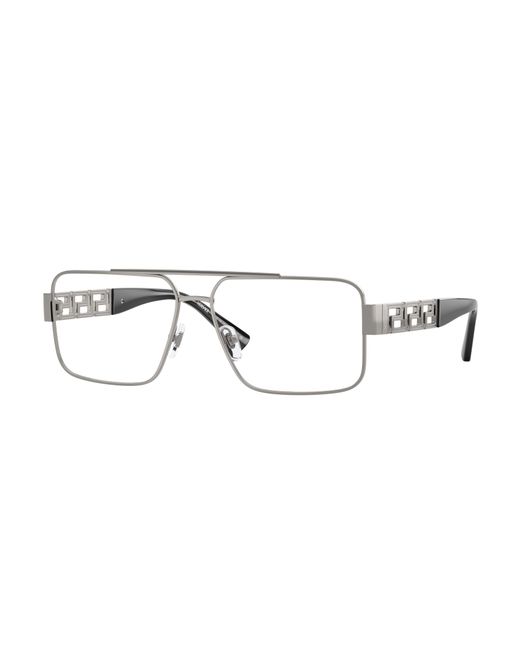 Versace Black Ve1308 1000 Optical Frames Steel Pillow Normal for men