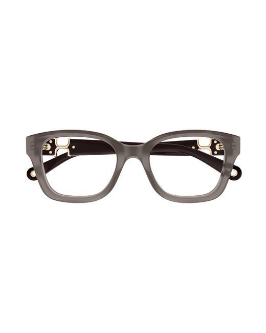 Chloé Black Ch0305O 007 Optical Frames Acetate Transparent Squared