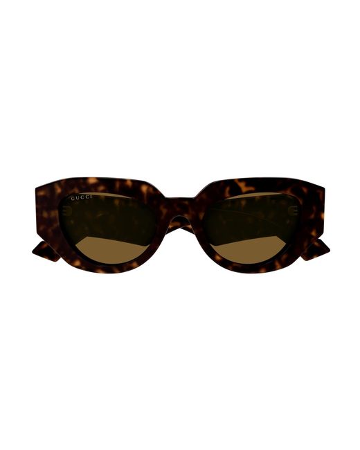 Gucci Black Gg1421S 002 Sunglasses Acetate Geometric