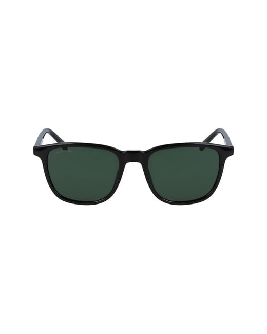 Lacoste Black L915S 001 Sunglasses Injected Squared Normal for men
