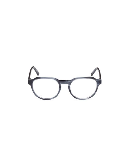 Timberland Black Tb50032 090 Optical Frames Acetate Round Normal for men