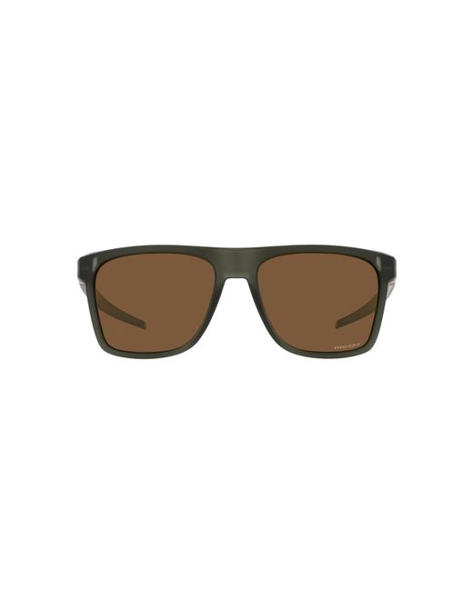 Oakley Black Oo9100 Leffingwell 910011 Sunglasses O_Matter Copper Squared Normal Prizm for men