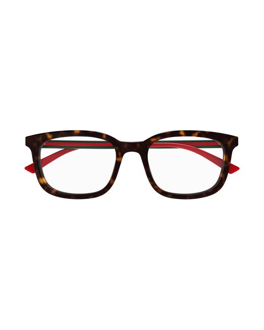 Gucci Black Gg1928O 002 Optical Frames Acetate Transparent Squared for men