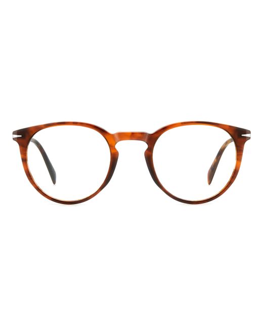 David Beckham Black Db 1139 Ex4 Optical Frames Acetate Round for men