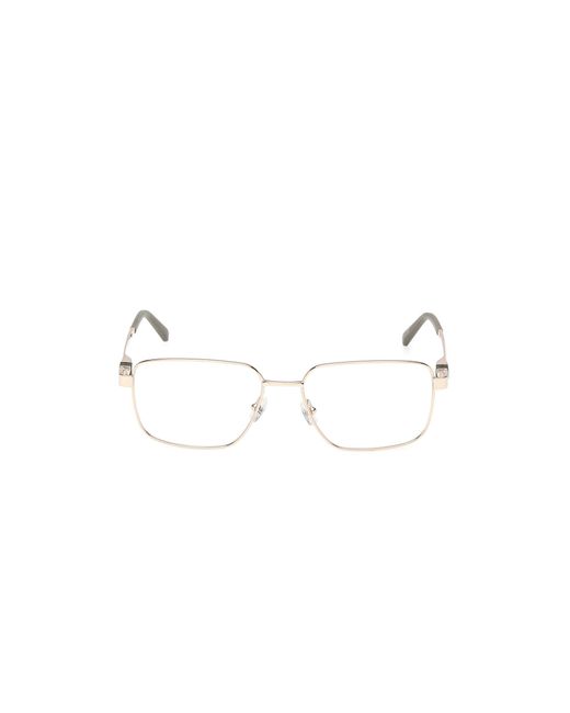 Timberland Black Tb50068 032 Optical Frames Metal Squared Normal for men