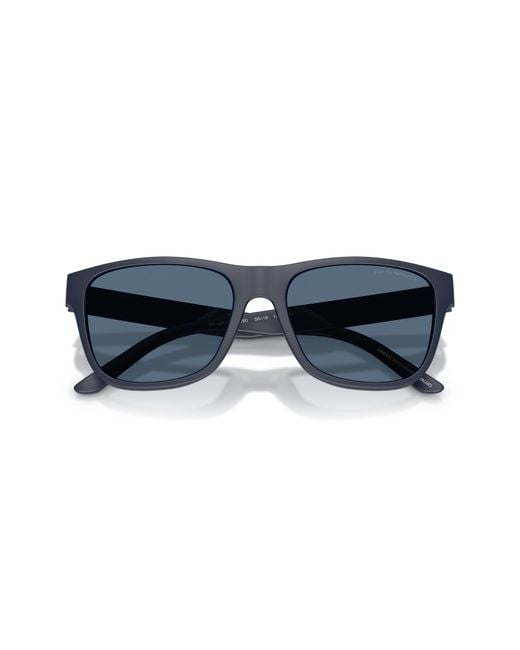 Emporio Armani Black Ea4243 624480 Sunglasses Injected Squared Normal for men