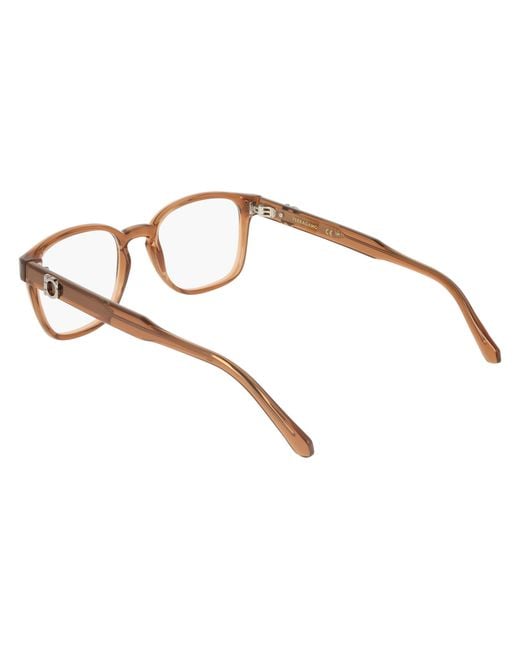 Ferragamo Black Sf3027E 232 Optical Frames Geometric Normal for men