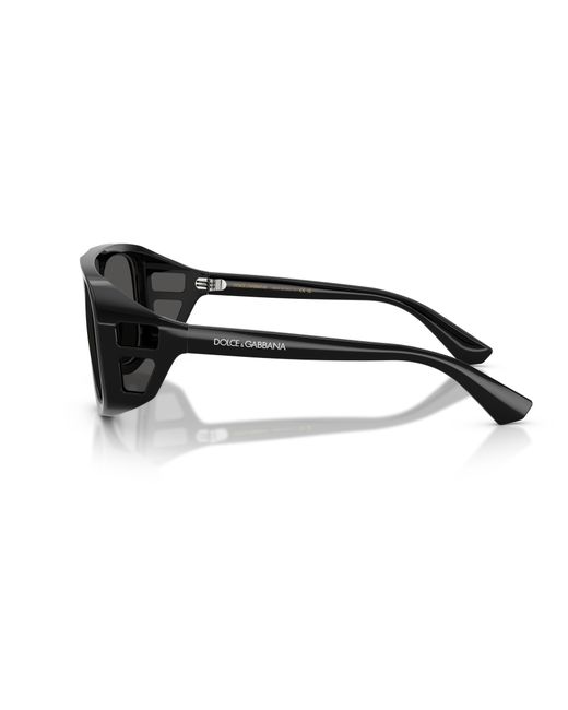 Dolce & Gabbana Black Dg6208 501/87 Sunglasses Injected Pilot Normal for men