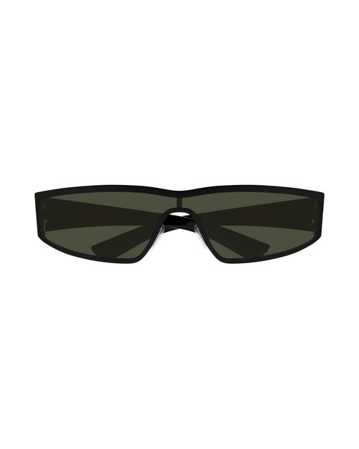 McQueen Black Am0491S 001 Sunglasses Acetate Geometric