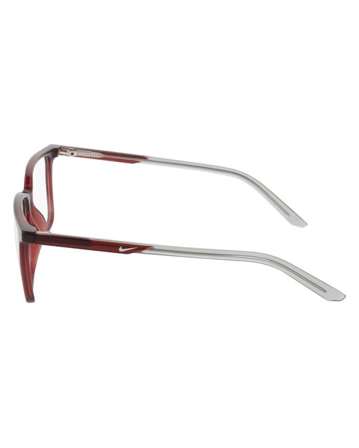 Nike Black 7063 601 Optical Frames Squared Normal for men