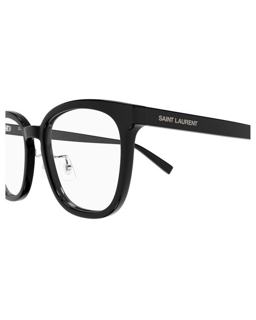 Saint Laurent Black Sl 917/F 001 Optical Frames Acetate Transparent Round