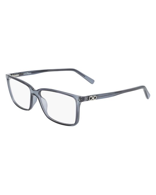Ferragamo Black Sf2894 057 Optical Frames Injected Squared Normal Normal for men