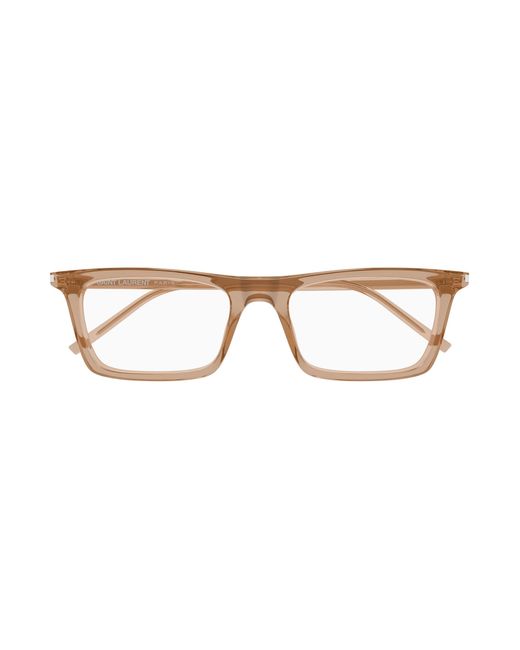 Saint Laurent Black Sl 890 Betty Thin Opt 005 Optical Frames Acetate Transparent Squared