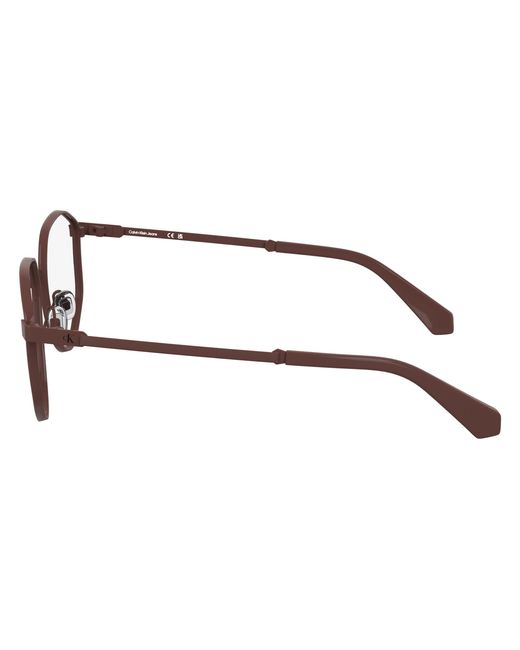 Calvin Klein Black Ckj25204 600 Optical Frames Metal Squared Normal