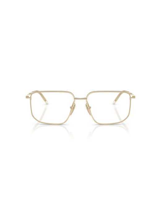 Prada Black Pr C52V Zvn1O1 Optical Frames Metal Squared Normal