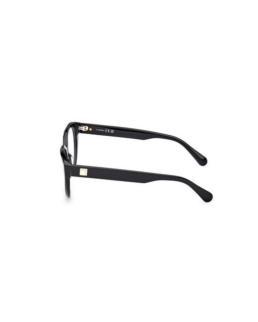 MAX&Co. Black Mo5205 001 Optical Frames Acetate Cat Eye Normal
