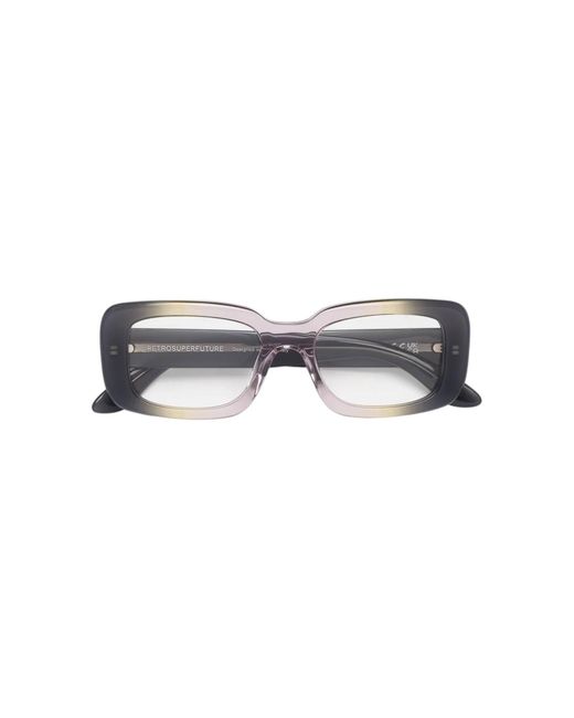 Retrosuperfuture Black I4V Numero 148 Side Fade Optical Frames Acetate Squared