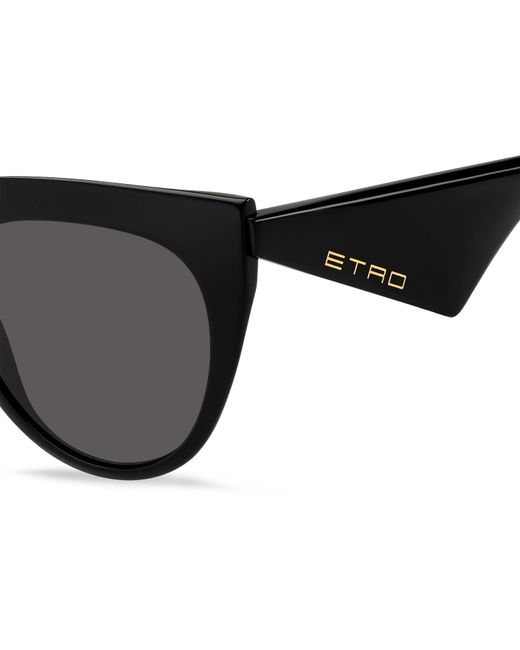 Etro Black 0003/S 807/Ir Sunglasses Acetate Cat Eye Normal