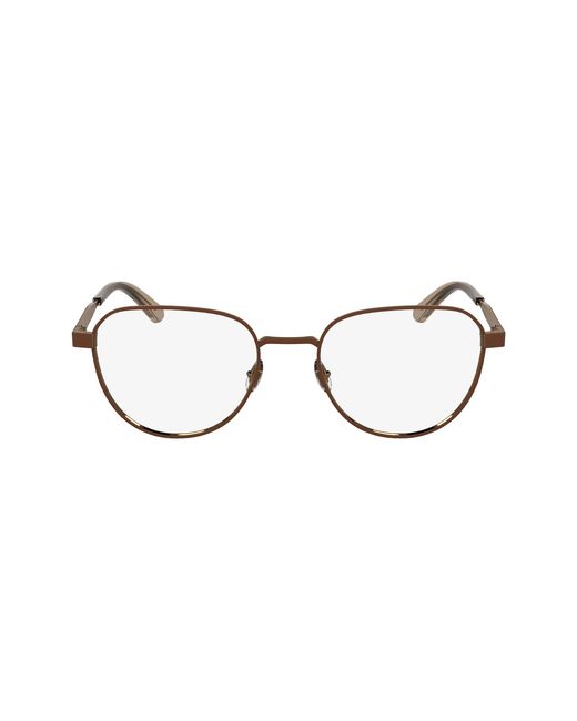 Calvin Klein Black Ck25107 601 Optical Frames Metal Squared Normal