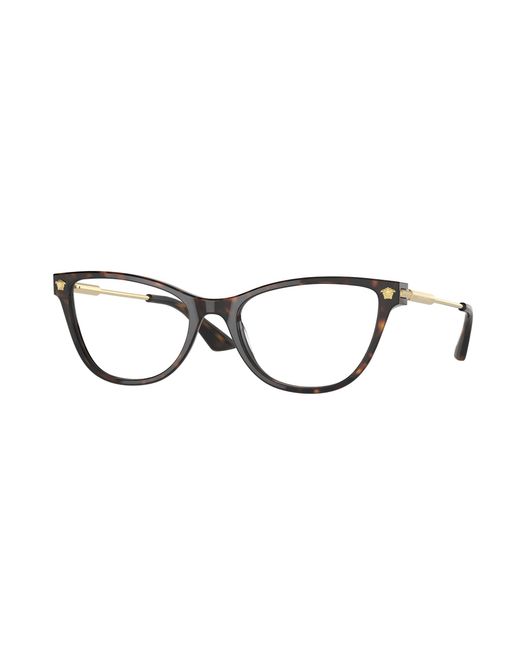 Versace Black Ve3309 108 Optical Frames Acetate Cat Eye Normal