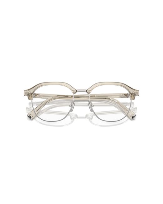 Miu Miu Black Mu 10Xv 12U1O1 Optical Frames Acetate Transparent Pantos Normal