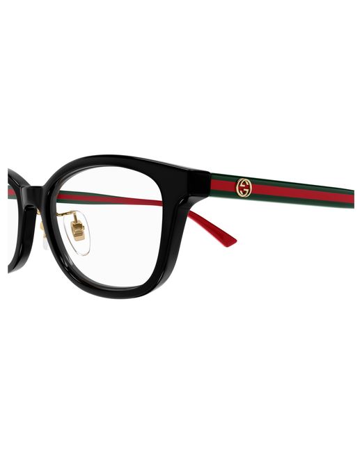 Gucci Black Gg1903Oj 001 Optical Frames Acetate Transparent Squared