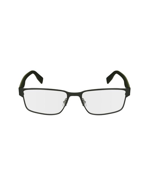 Lacoste Black L2298 033 Optical Frames Metal Squared Normal Normal for men