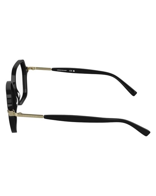 Longchamp Black Lo2782 001 Optical Frames Acetate Squared Normal