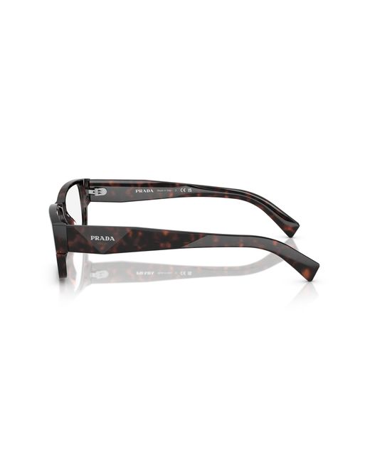 Prada Black Pr B09V 17N1O1 Optical Frames Acetate Squared Normal for men