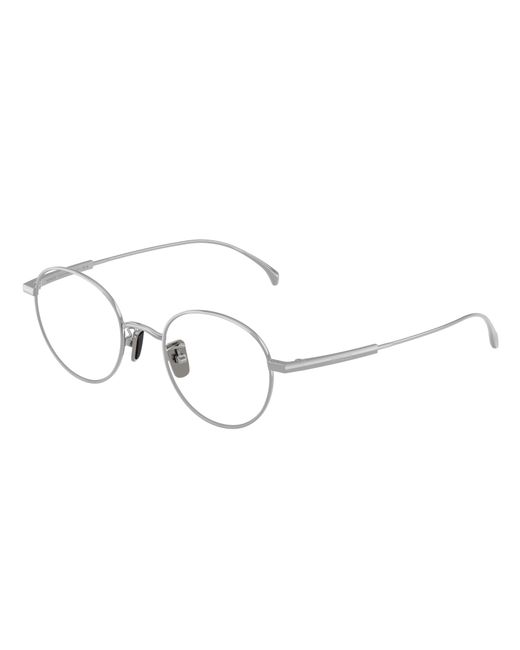 Moncler Black Me1013Td 1023 Optical Frames Titanium Transparent Round Normal