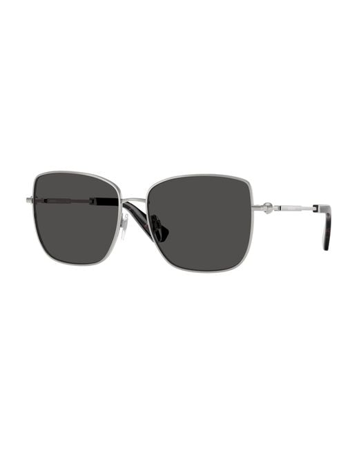 Burberry Black Be3158 100587 Sunglasses Metal Squared Normal
