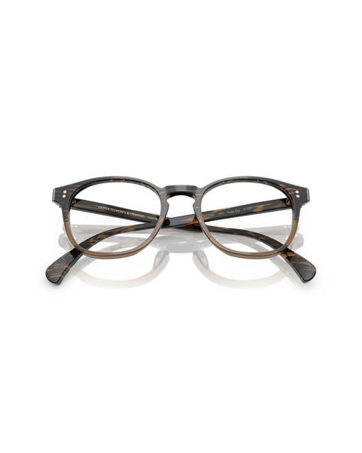 Oliver Peoples Black Ov5298U Finley Esq. (U) 1001 Optical Frames Acetate Transparent Round Normal