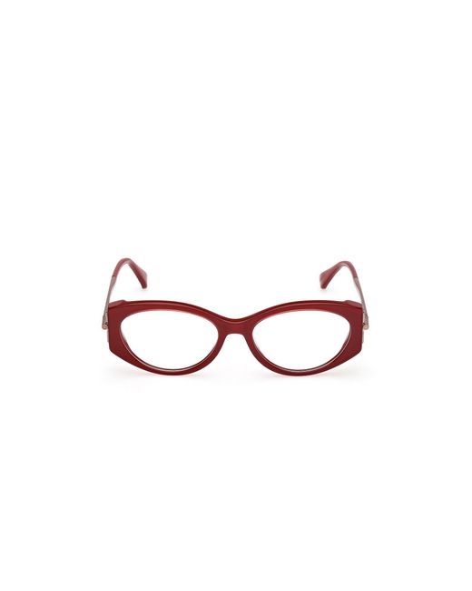 Max Mara Black Mm5204 069 Optical Frames Acetate Round Normal
