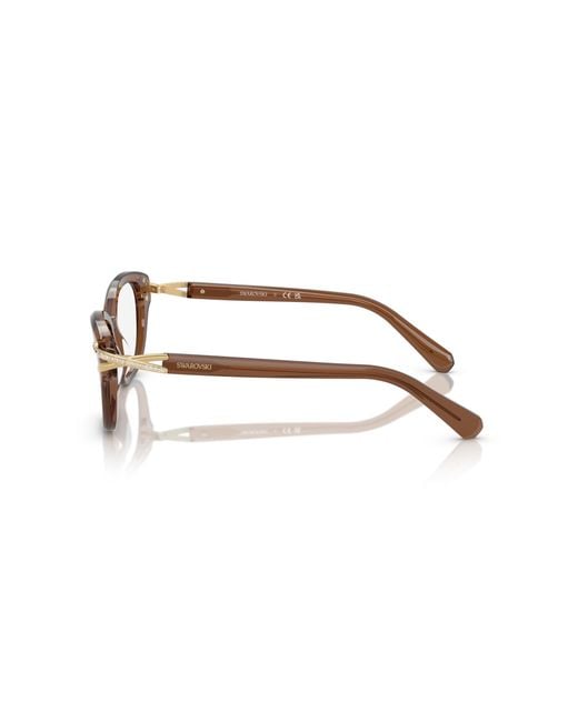 Swarovski Black Sk2032 1067 Optical Frames Acetate Pillow Normal