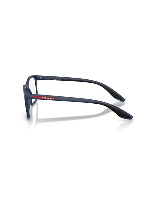 Prada Linea Rossa Black Ps 08Rv Mag1O1 Optical Frames Injected Transparent Pillow Normal for men