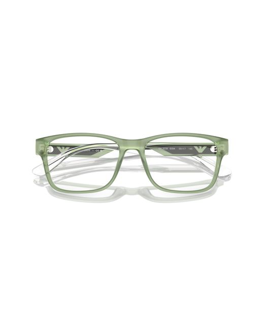 Emporio Armani Black Ea3239 6094 Optical Frames Acetate Transparent Squared Normal for men