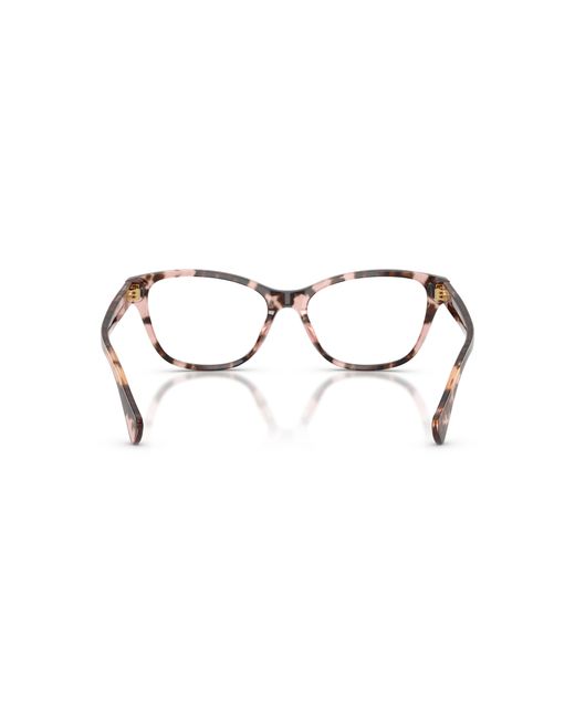 Ralph Lauren Black Ra7195U 6058 Optical Frames Acetate Transparent Squared Normal