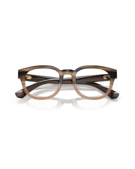 Burberry Black Be2454 4207 Optical Frames Acetate Transparent Round Normal for men