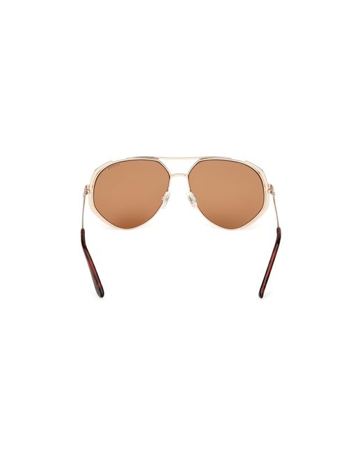 Guess Black Gu00219 32E Sunglasses Metal Pilot Normal