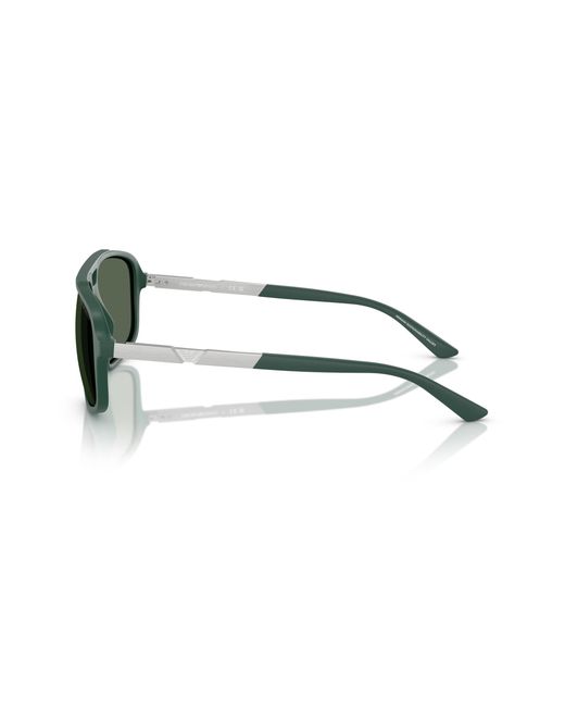 Emporio Armani Green Ea4236U 619071 Sunglasses Injected Pilot Normal for men