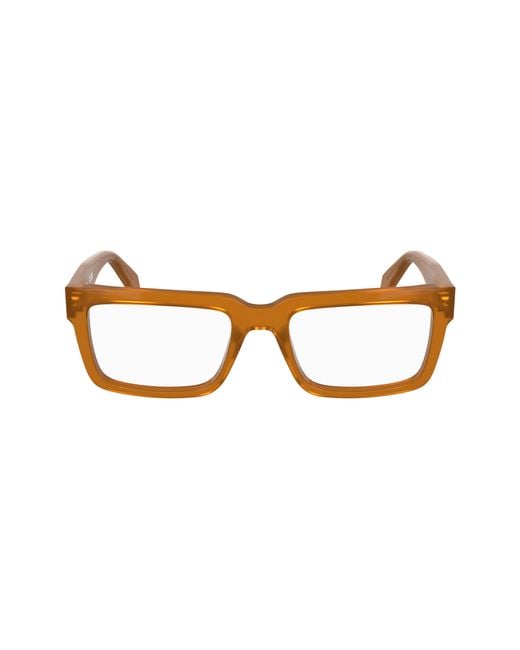 Calvin Klein Black Ckj24616 201 Optical Frames Acetate Squared Normal for men