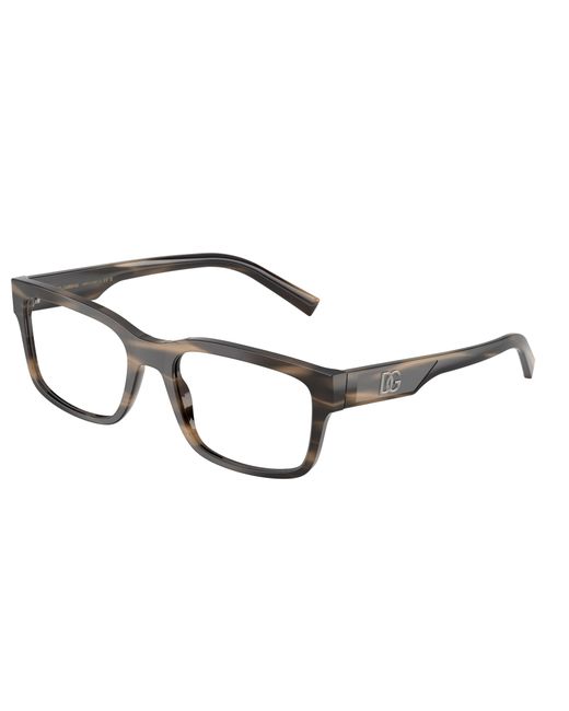 Dolce & Gabbana Black Dg3352 3200 Optical Frames Acetate Squared Normal for men