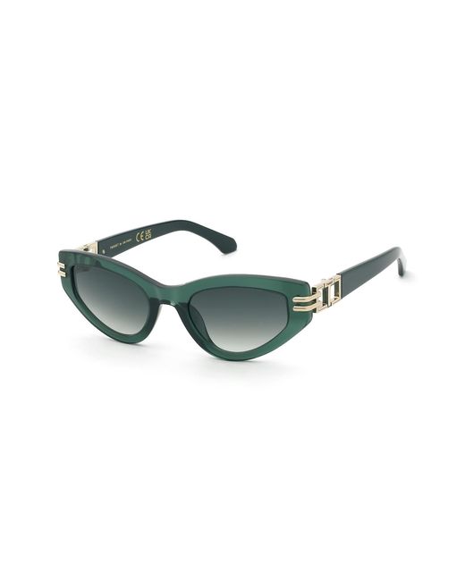 Twinset Green Stw114 06Hq Sunglasses Acetate Cat Eye Normal Nuanced