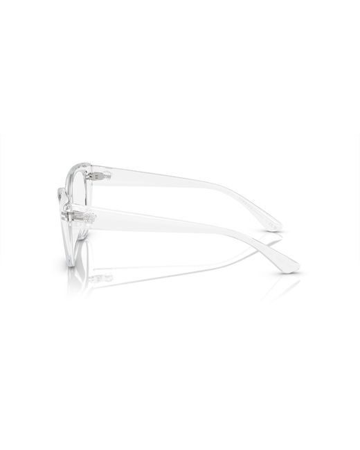 Versace Black Ve3349U 148 Optical Frames Injected Round Normal