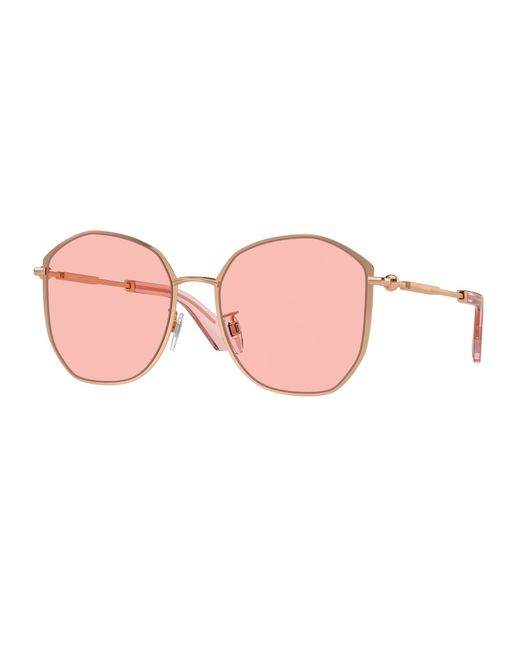 Burberry Black Be3153D 1337/5 Sunglasses Metal Geometric Normal